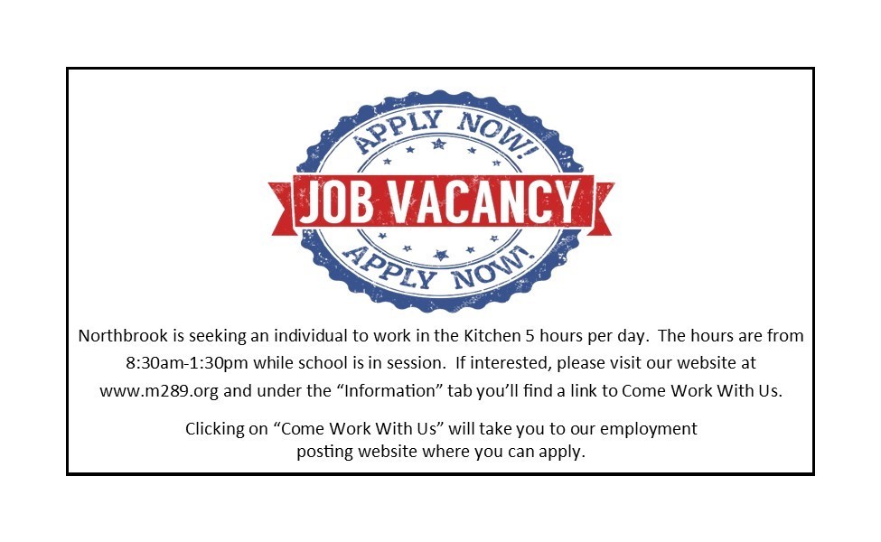Kitchen Job Opening